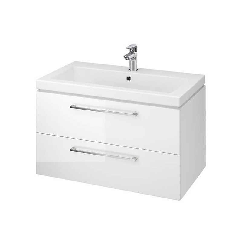 Set LARA COMO 80 Alb, DSM - Dulap si lavoar