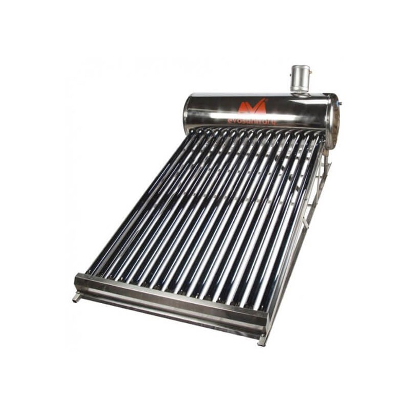 Sistem panou solar EvoSanitary Standard - cu tuburi vidate Inox 15 tuburi, volum 122 l