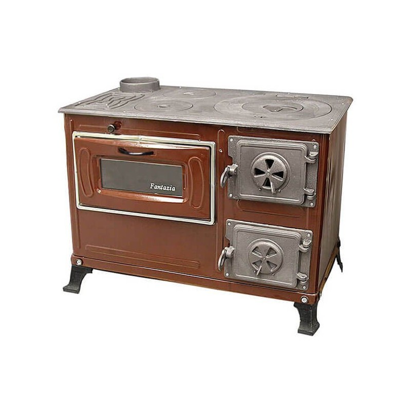 Soba de gatit Fantazia, tip: stanga, putere: 6kw, maro