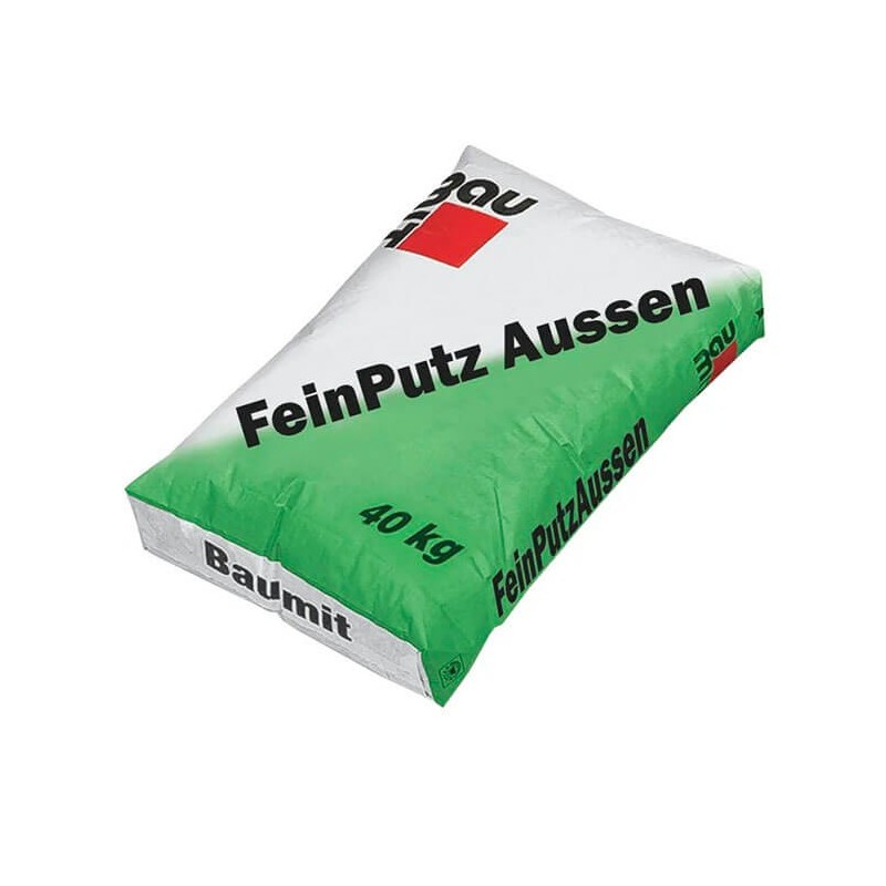 Tencuiala fina alba - tinci de exterior Baumit FeinPutz Aussen, 40 kg