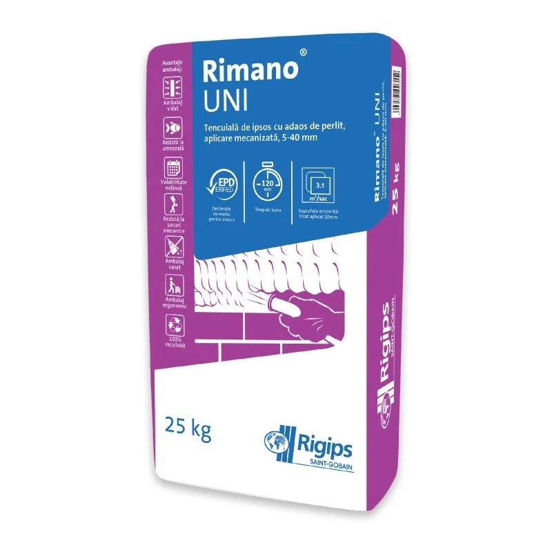 Tencuiala mecanizata (IPSOS) Romani UNI 10 25Kg