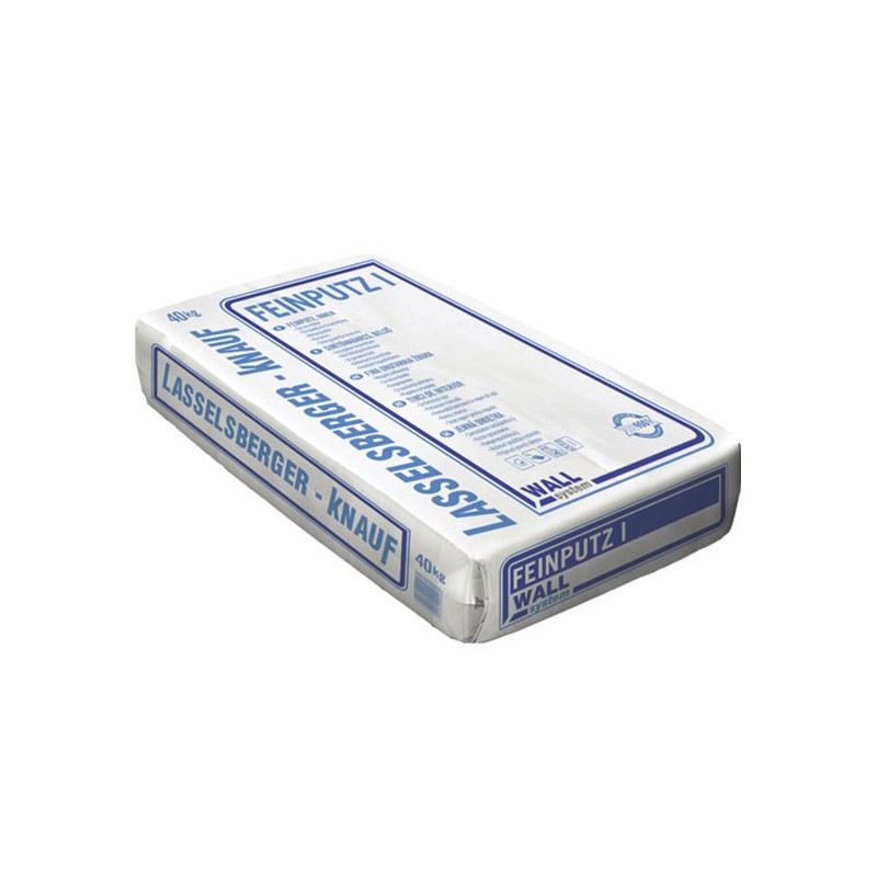 Tinci (tencuiala fina, drişcuita) de interior  pe baza de var-ciment, gri, 40 kg, Feinputz I Knauf