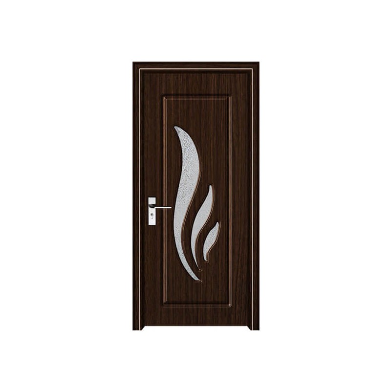 Usa MDF interior 004 Wenge cu geam + toc reglabil 70, usa reversibila