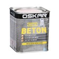 Vopsea Email Oskar, Direct pe beton, alb, interior si exterior, 2,5 l