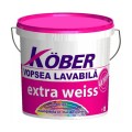 Vopsea lavabila de interior, Extra Weiss, alba, 15 L + amorsa  3 L