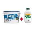 Vopsea lavabila exterior Danke, alba, 15 l + amorsa Danke 4 l