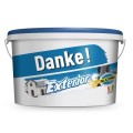 Vopsea lavabila exterior Danke, alba, 5 l