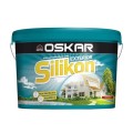 Vopsea lavabila exterior Oskar Silikon, alba, 5 L