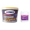 Vopsea lavabila int / ext ZERTIFIKAT CERAMIC, 15 L, mat + amorsa, Kober