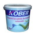 Vopsea lavabila interior, colorata, Kober, azur, 8.5 L