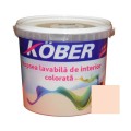 Vopsea lavabila interior, colorata, Kober, caramel, 8.5 L