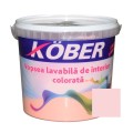Vopsea lavabila interior, colorata, Kober, flamingo, 8.5 L