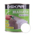 Vopsea pentru radiator Oskar, interior, pe baza de apa, alba, 0.5 L