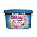 Vopsea ultralavabila interior, Oskar Ceramic mat, alba, 8.5 L